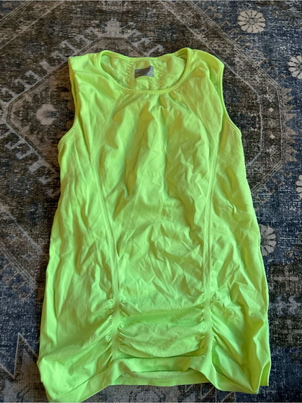 Athleta Neon Yellow Performance Sleeveless Tank